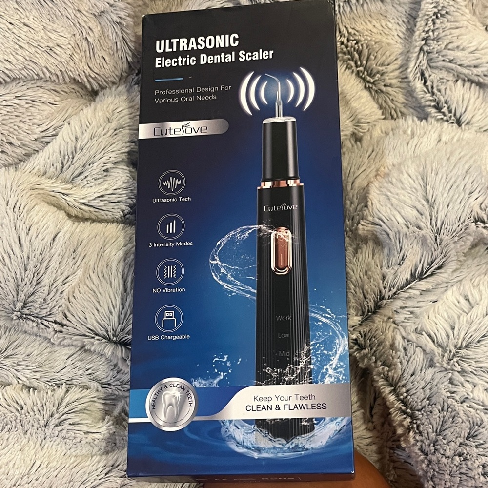 Black Ultrasonic Electric Dental Scaler